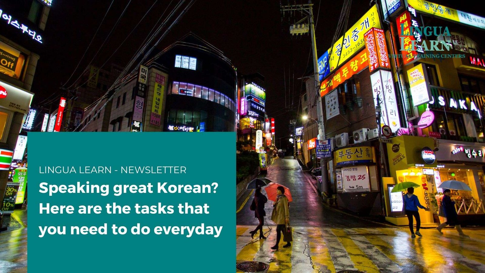 Speaking great Korean? Here are the tasks that you need to do everyday
