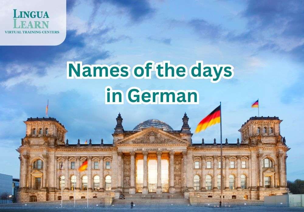 Names of the days in German
